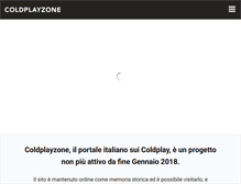 Tablet Screenshot of coldplayzone.it